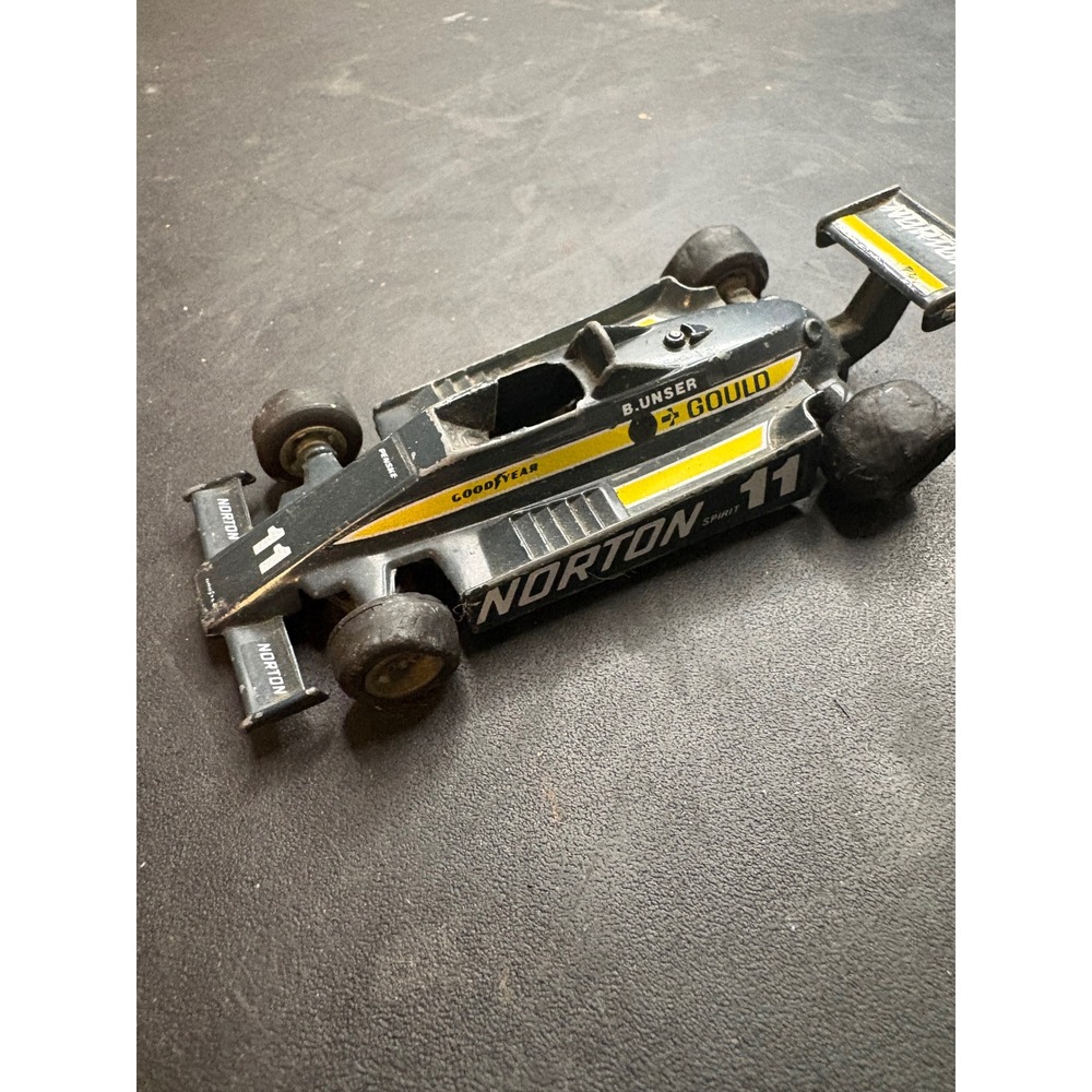 Vintage Ertl Penske PC9 Racer Bobby Unser Norton Spirit 11 Diecast Car Black